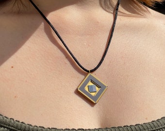 Space Tech Necklace with IC Chip (Large)