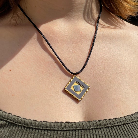 Space Tech Necklace With IC Chip (large) - Etsy