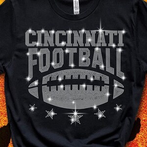 Maillot de football à strass Cincinnati : éclat des jours de match