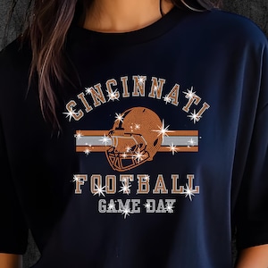 Maillot de football à strass Cincinnati : éclat des jours de match