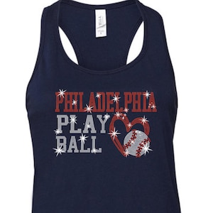 Philadelphia Strass Baseball Shirt, Baseball Liebhaber Unisex Shirt, Weihnachts T-Shirt Geschenk für Fans, Spieltag Sportbekleidung für Sie