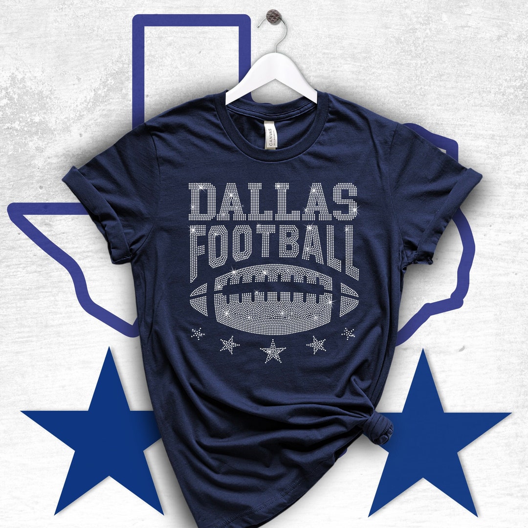 Dallas Rhinestone Tshirt/dallas Tshirt/super Bowl Tshirt/sunday ...