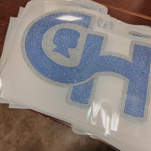 Custom Rhinestone Bling Transfers: Personalized Design, Events, Logos ...