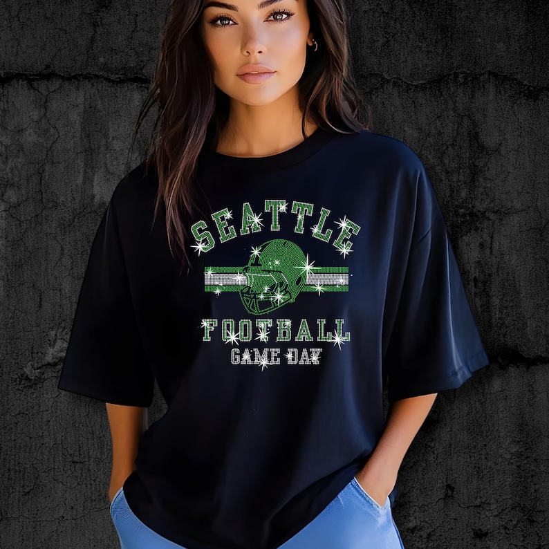 Seattle Rhinestone Shirt, Football Fans Shirt, Football Team Hoodie, Sunday Football Day Sweater, Ladies Football Shirt, Sunday Football Shirt, Seahawks Football Shirt, Seattle Seahawks Shirt, Women Seahawks Football Shirt, Seahawks Football Shirt, NFL Shirt, NFL Seahawks, NFL Seahawks Shirt, Seattle Football Shirt, College Football Fan Shirt, Seattle Seahawks Merch, Seahawks Merch, NFL Seattle Merch, NFL Seahawks Shirt, NFL Seahawks Merch