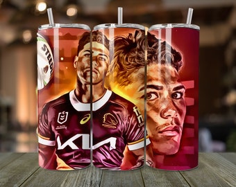 Reece Walsh Tumbler Wrap, Brisbane png