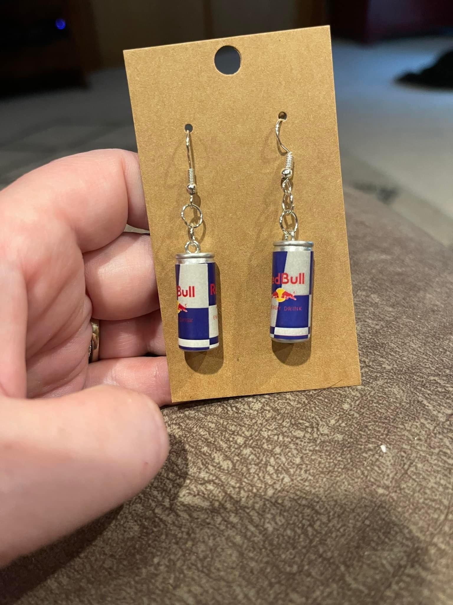 Red bull best sale earrings
