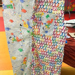 Rainbow Clown Themed Romper
