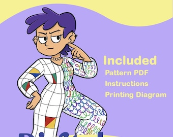 Plus Sized Clown Outfit Sewing Pattern