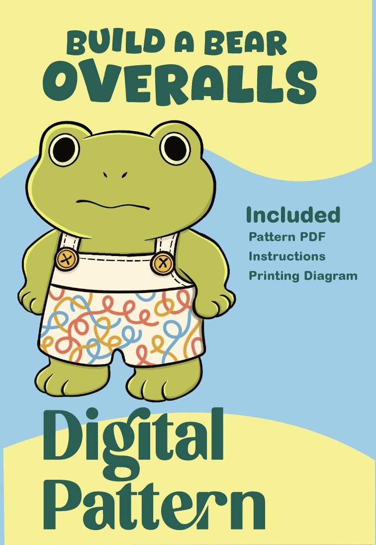 Build a Bear DIGITAL Overall Pattern
