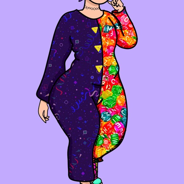 Clown Pattern Print Women's Sweatshirt