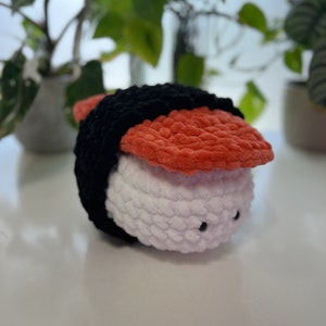 Spam Musubi Häkelplüsch, Amigurumi Spam Musubi Plüsch, Spam Musubi Häkelplüsch