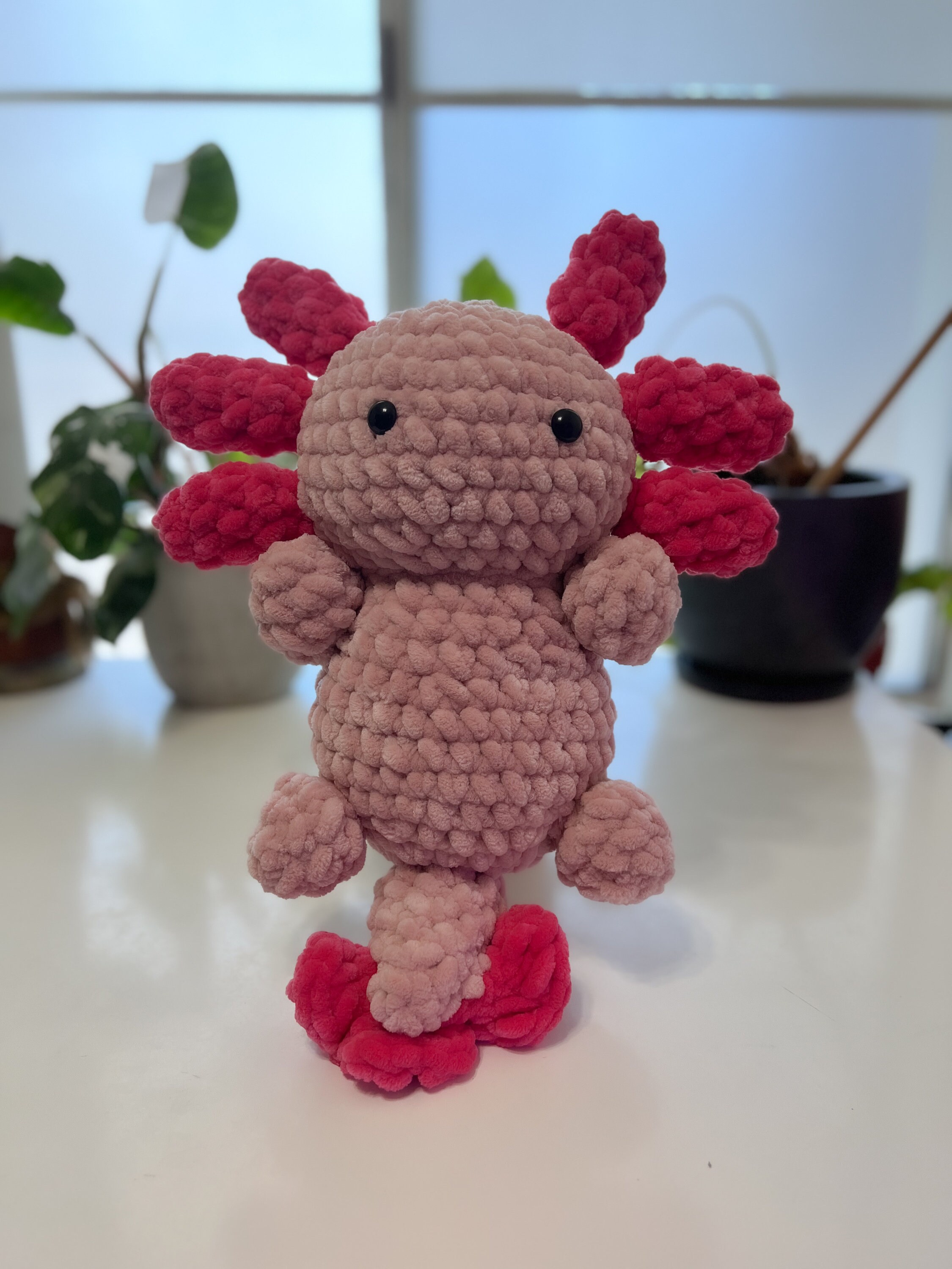 Axolotl Crochet Plush Amigurumi Axolotl Plush Axolotl Crochet Plush