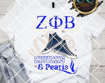 Chucks And Pearls Png / Zeta Phi Beta / Kamala Harris 2024 Para Presidente Png- Archivo Digital SOLAMENTE