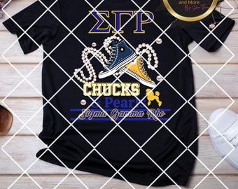 Chucks And Pearls Png / Sigma Gamma Rho / Kamala Harris 2024 Para Presidente Png- Archivo Digital SOLAMENTE