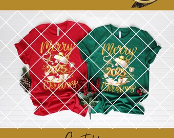 Feliz Navidad Png, Navidad Png, Regalos de Navidad Png - Archivo digital navideño dorado SOLAMENTE