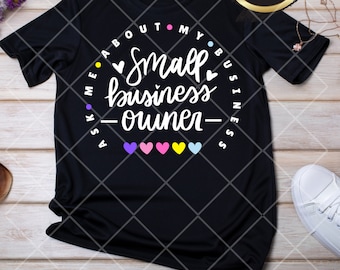 Camisa de propietario de pequeña empresa, pregúntame acerca de mi camiseta de emprendedor de camiseta de pequeña empresa, regalo de propietario de pequeña empresa *UNISEX FIT*
