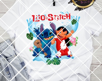 Lilo y Stitch PNG clipart, Stitch PNG, Lilo PNG, descarga instantánea - SOLO descarga digital