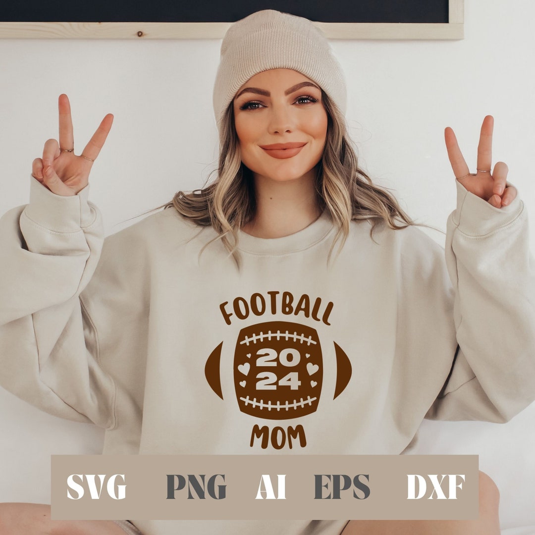2024 Football Mom SVG Senior Football Mom SVG Football Mama Etsy