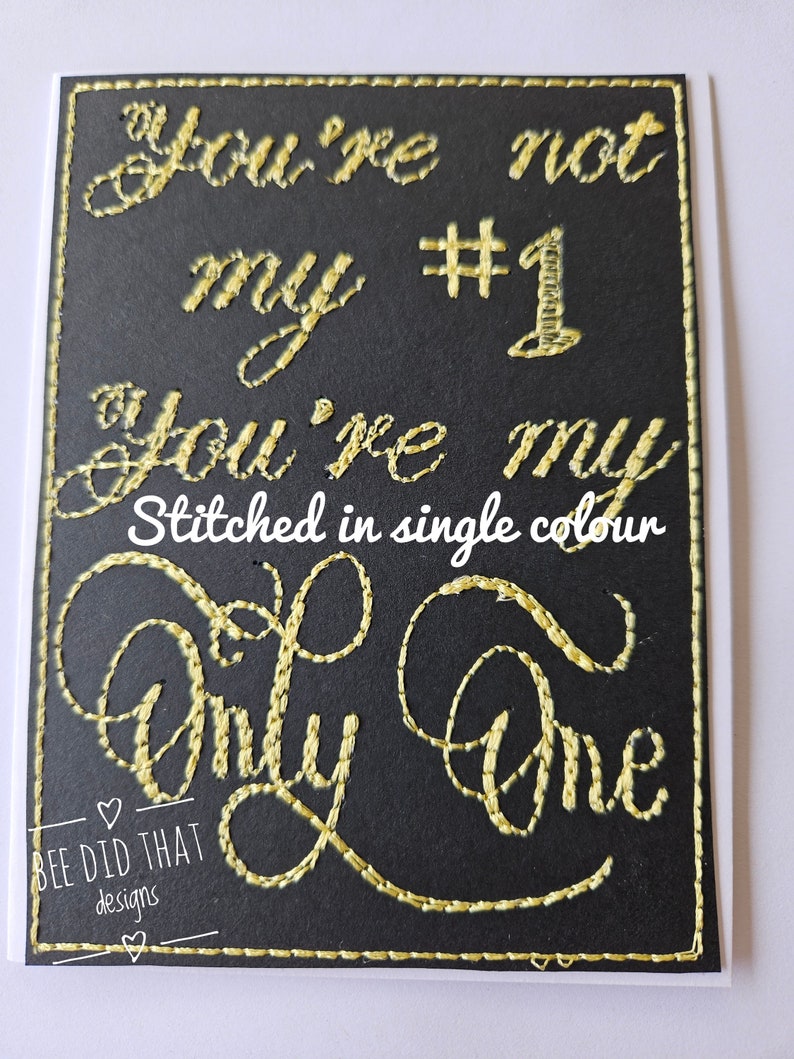 BDT Flourish Only One A Machine Embroidery Specifically for Cardstock A