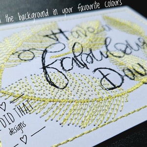BDT - Have a Fabulous Day - en 3 tailles et 7 formats pour les arrière-plans à la fois multicolores et unis - spécifiquement pour le papier cartonné