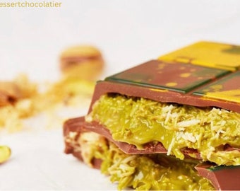 Dubai Knafah Chocolate | Kunafah Pistachio cream | Viral Chocolate from Dubai