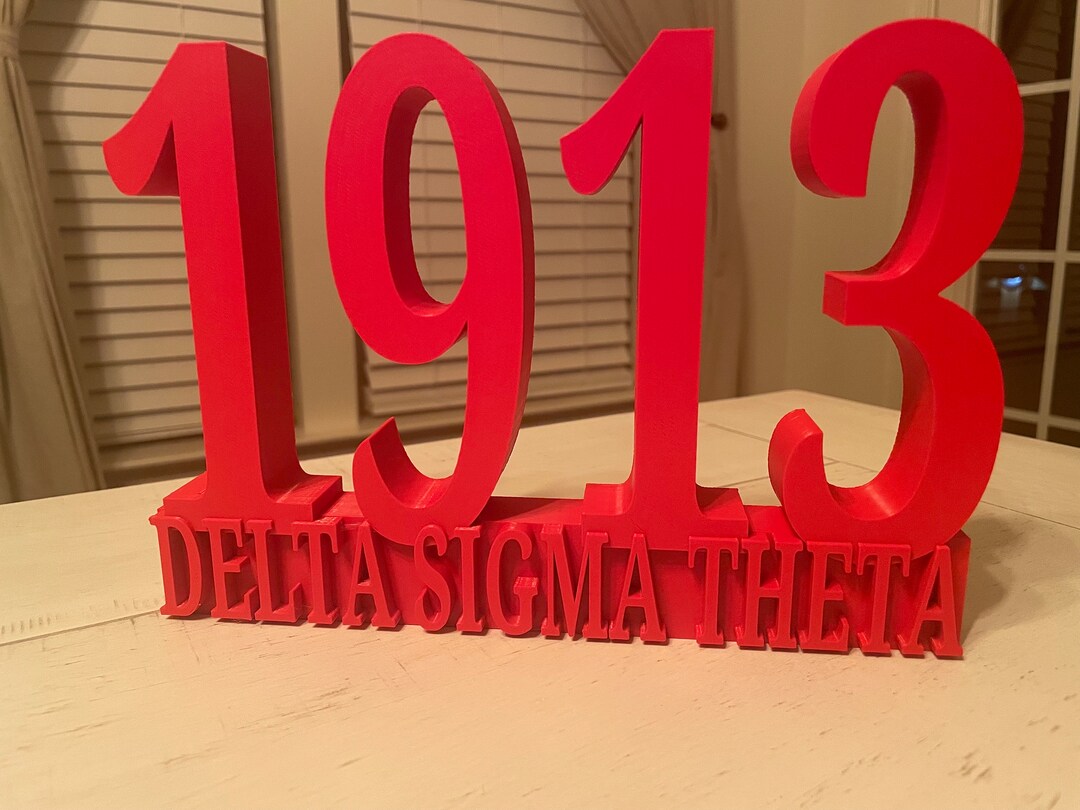 Delta Sigma Theta 1913 Desk Sign Etsy