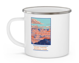 Grand Canyon Enamel Camping Mug