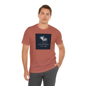 Muskoka Lakes, Canada, Go Explore Unisex Jersey Short Sleeve Tee