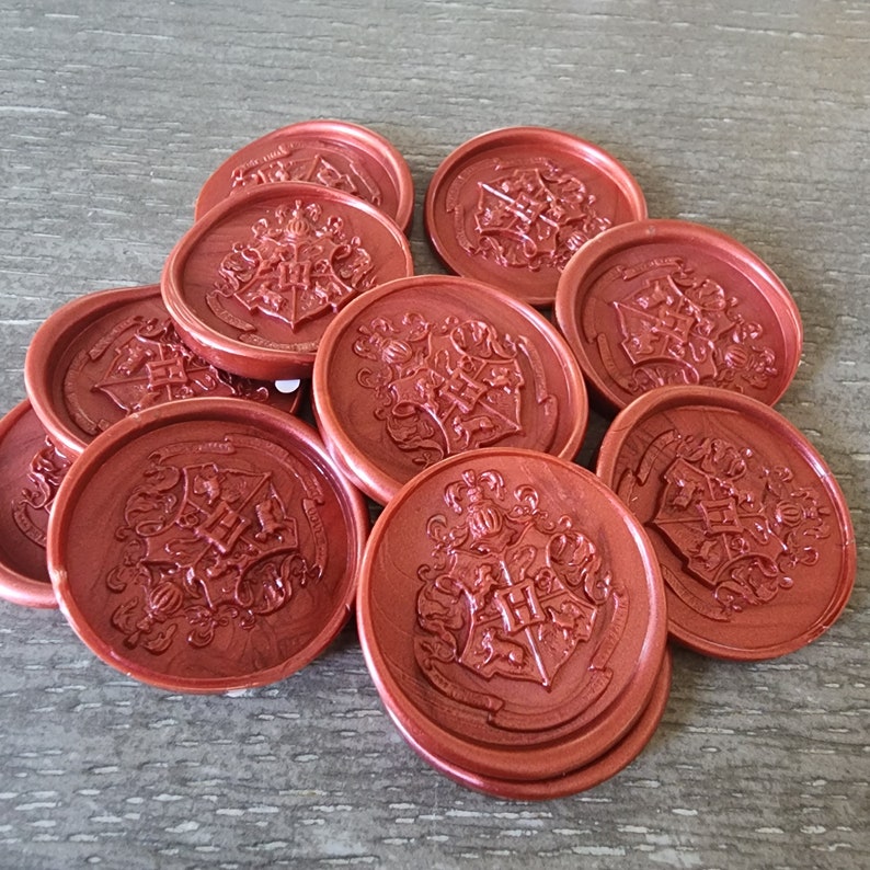 Hogwarts Wax Seals12 Pieces Etsy