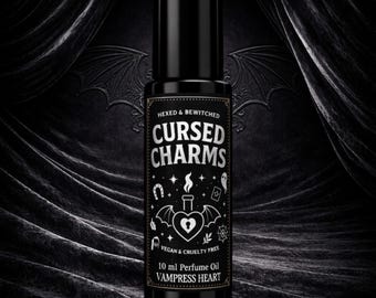 CURSED CHARMS - Zucchero di Marshmallow, Crema di Amarena, Muschio di Vaniglia e Spezie Stregate / Unlucky Charms / Olio Profumato Gotico Gourmand Witchy