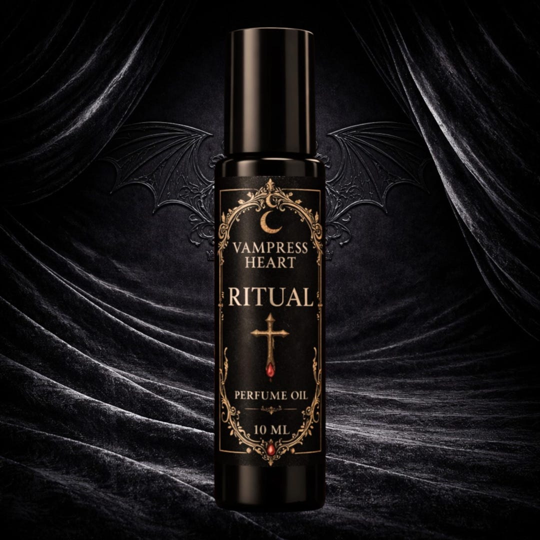 Vampire Red Ritual RITUAL - Vampire Blood, Ancient Incense, Red Wine, Wooden Crucifixes ...