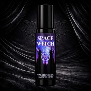 Aceite de perfume SPACE WITCH con vainilla, coco, pétalos de jazmín y almizcle de ámbar