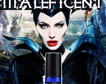 MALEFICENT Perfume Oil with Black Roses, Dragons Blood, Black Vanilla and Thorn Bushes