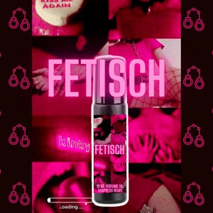 FETISCH Rollerball Perfume Oil with Pink Sugar, Leather, Raspberry, Vanilla, Citrus and Musk