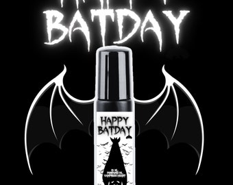 HAPPY BATDAY Perfume Oil with Vanilla, Clove and Incense | Gothic Perfume | Gothic Gifts | Gothic Birthday | Vampire Perfume | Spooky