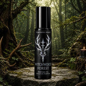 Witchwood Forest – Forest, Soil, Moss, Cedarwood & Sacred Incense – Perfume Oil Rollerball – Forest Witch Perfume