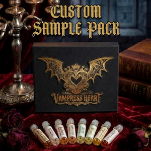 Zestaw próbek olejków perfumowych Gothic Extrait Discovery Set Stwórz własne próbki perfum Wegański zapach unisex