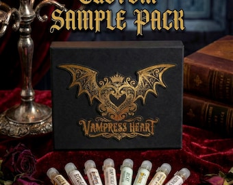 Perfume Oil Sample Pack - Gothic Extrait Discovery Set, Build Your Own Perfume Samples, Vegan, Unisex Fragrance