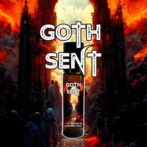 GOTH SENT ローラーボール パフューム オイル ベルガモット、ラベンダー、ミッドナイト ローズ、ジャスミン、アーシー ムスク、アンバー ゴシック パフューム ゴス ギフト