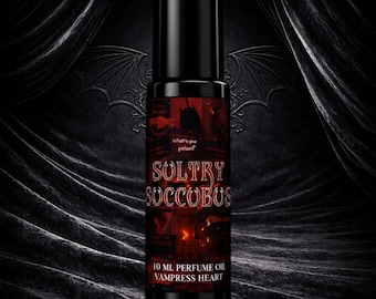 Schwül Succubus - Blutorange, Zimt, Drachenblut - Parfümöl - Gothic Parfüm, Vegan Rollerball
