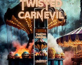 TWISTED CARNEVIL Perfume Oil with Clown Candy, Kettlecorn, Funhouse Funnel Cakes,  Drag Race Dirt and Freakshow Fumes | Unisex Perfume