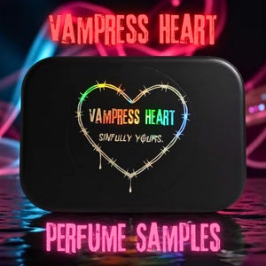 Vampress Heart Perfume Oil Sample Pack: Gothic Fragrances