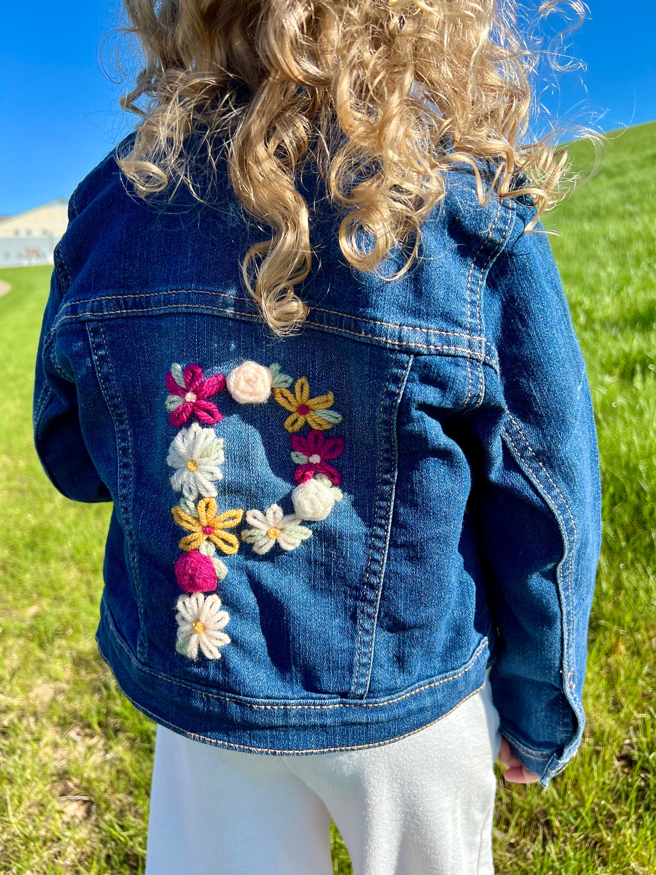 Floral Embroidered Jacket - Etsy Floral Embroidered Jacket - Etsy