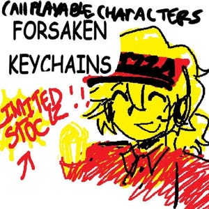 ROBLOX FORSAKEN 3 Inch Acrylic Charms