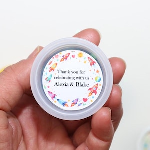 10 Bulk play Dough party favor Boy Girl Birthday Goody Bag Child Class School Personalized Label tag any occasion Party Favors playdoh