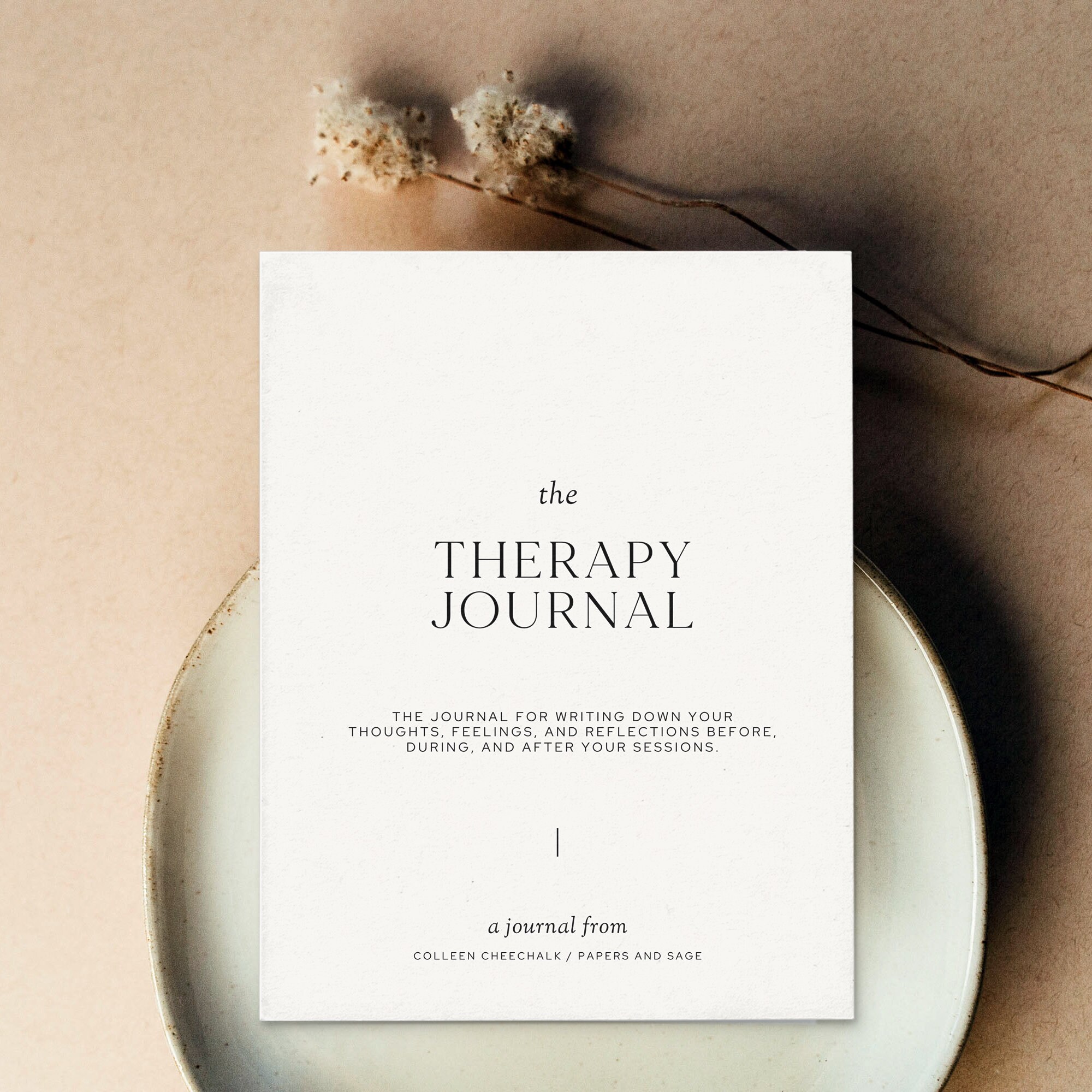 The Therapy Journal | Mindfulness Journals | Mindset Journals | Self Love | Motivation ...