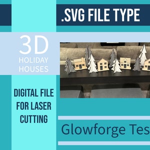 Digital Download - 3D Holiday House - SVG File