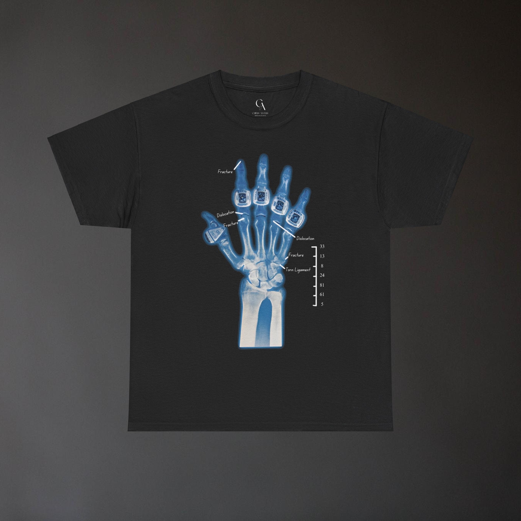 Kobe Bryant X-ray - Unisex Heavy Cotton Tee [NBA, Lakers Kobe Bryant X-ray - Unisex Heavy Cotton Tee [NBA, Lakers