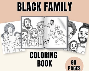 Black Family Coloring Book: Self-Love for Kids (PDF Download)