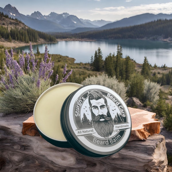 Sturgn's Beard Balm 2oz, Pick scent.  Handmade with all natural ingredients in small batches.